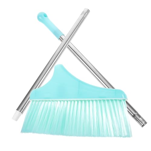 Beavorty Large Scrub Broom for Floors Push Broom Indoor Stainless Steel Home Cleaning Supply
