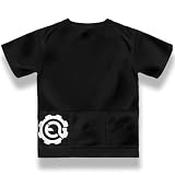 (ギアトル) ポケＴ 気軽にサイクリング バックポケットＴシャツ 自転車 ロードバイク クロスバイク 通勤通学 背面ポケット (XL, ブラック)