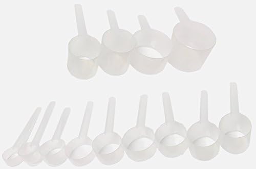 Plastic Scoop Variety Pack (Includes: 5cc, 10cc, 14.8cc, 20cc, 29.6cc, 39cc, 43cc, 53cc, 60cc, 70cc, 80cc, 90cc, 118.4cc)