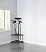 Rubbermaid Plastic Garage Corner Tool Tower Rack, Easy to Assemble, Organizes up to 30 Long-Handled Tools/Rakes/ Brooms/Shovles for Home/House/Outdoor/Sheds