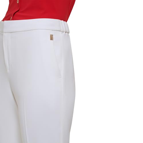 Image of Tommy Hilfiger Solid Sutton Boot Leg Trousers