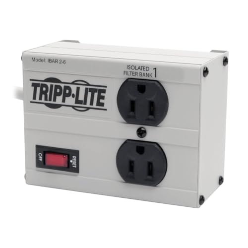 Tripp Lite ISOBAR2-6 Isobar 2 Outlet Heavy Duty Power Strip Surge Protector,…