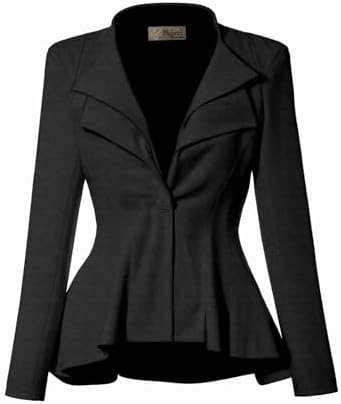 Hybrid & Company Women's Casual Work Office Dressy Double Lapel S...