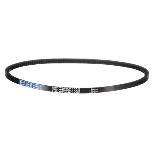 Image of AX33 Belt, Raw Edge Cogged Industrial Rubber EPDM V-Belt, Pack of 1 | 1 /2 inch(13mm) Width x 33 inch(838mm) Inside Circumference x 5 /16 inch(8mm) Height