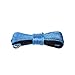 Alieemo 1/4'' x 50 Ft Car Synthetic Winch Rope Kit, 10,000LBs Winch Cable Line with Protecting Sleeve and Thimble, Universal Car Accessories for ATV UTV (Blue)