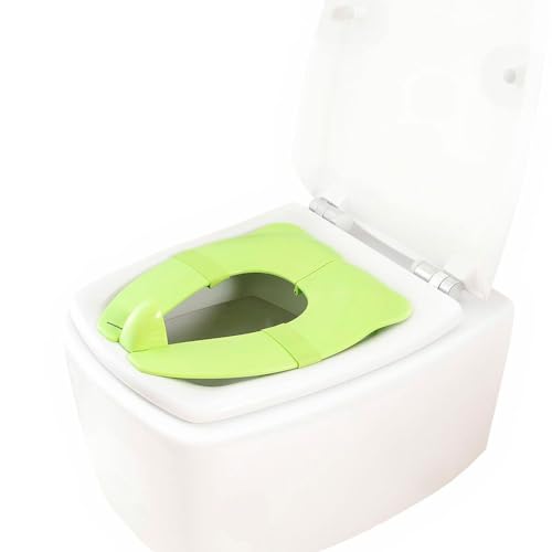 Miniatura 4 de Innovagoods Adaptador Wc Niños, Reductor Wc Niños Plegable Con Base Antideslizante, Ahorro De Espacio, Asiento Bebe Portatil Incluye Bolsa De Transporte, Fácil Limpieza.Vater Para Niños Color Verde.