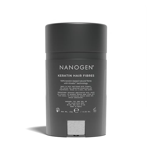 Nanogen Keratin Hair Fibers to Hide Bald Spots - Dark Brown 15 grams