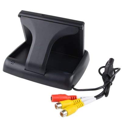 Monitor A Scomparsa Da 4.3 Pollici LCD Retrovisore Auto, 2 Canali Di Ingresso Av