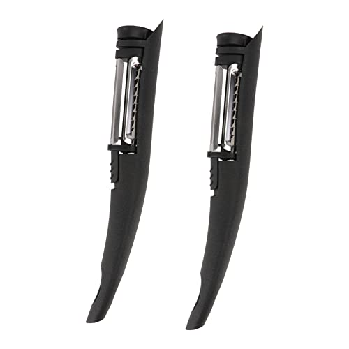 GRIRIW 2Piezas Rallador y Pelador Inoxidable Multifuncional Herramienta De Pelado Para Verduras Para Patatas y Otras Verduras