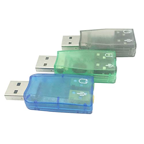 Adaptateur audio USB 3.5mm Apoi par 3 pour casque et micro PC - 2
