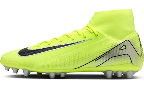 Nike Mens Zm Superfly 10 Academy Ag Volt/Black