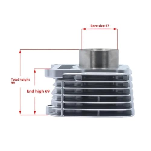 Compression maximale avec ce kit cylindre 57mm pour GN125 - 2