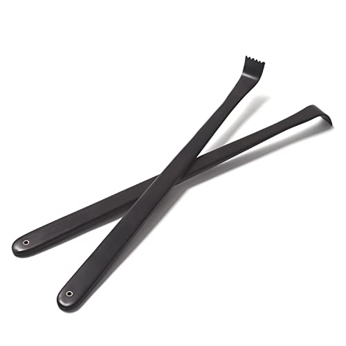 2 Stück Holz Rückenkratzer Holz Körperentspannung Massagegerät Langer Rückenkratzer Handheld Back Massager Langer Rückenkratzer für Sofortige Linderung von Juckreiz Körper Entspannung(43CM) Cover