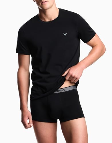 Man's Endurance 2-Pack Crew Neck T-Shirt Black S Regular Fit, Schwarz, S – Ansicht 3