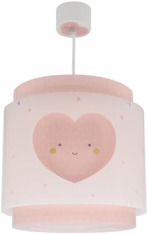 Lampada Da Parete Per Bambini Dalber Moonlight Lunas Y Estrellas - Rosa, Fluorescente, Con Interruttore, Si Illumina Al Buio