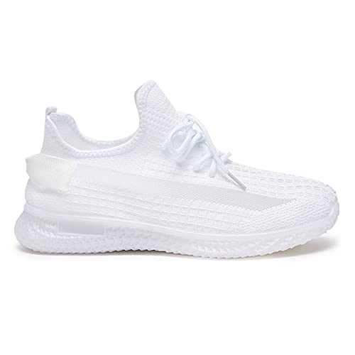 Image of shoexpress Womens Textured Sneakers with Lace-up Closure Sneakers