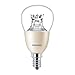 Price comparison product image Philips Master LED 8W (60W) P48 Lustre, E14 Small Edison Screw, Dim Tone, 2200K - 2700K Warm White, Clear Bulb, UK