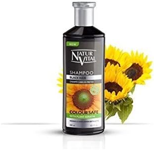 Hair Shampoo Henna Black - Colour and Shine - 300 Ml / Natural & Organic