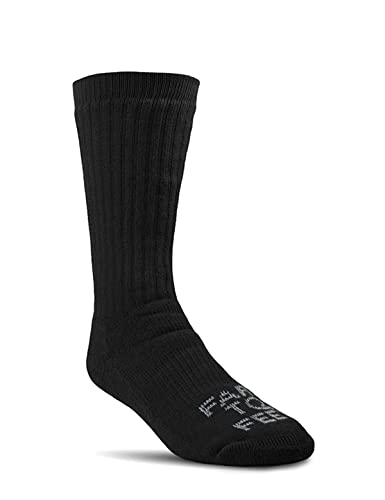 Farm to Feet Kodiak Heavyweight Expedition Merino Wool Socks, Black, Large