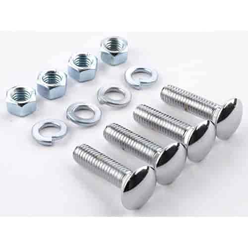 JEGS 83773 Chrome Bumper Bolt Kit