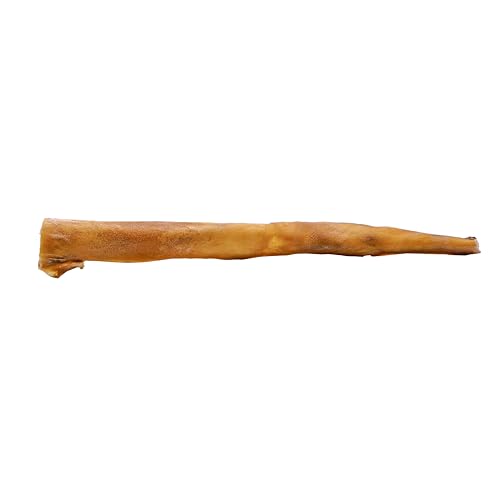 123... Hund dabei! - 1kg Premium Naturgetrocknete Rinderkopfhautstangen 30cm für Hunde - 100% Natürlich & Getreidefrei - Rinderkopfhaut - Für Starke Zähne - 100% Naturprodukt (1kg, 30cm Stangen)