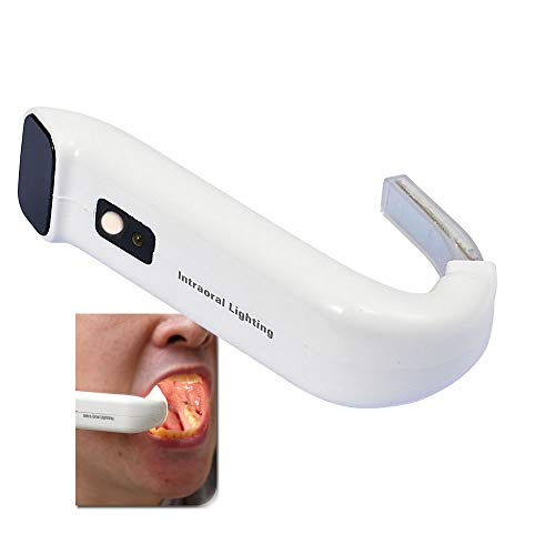 Wireless Rechargeable Intro Oral LED Lighting Easy Bite Block Light Lamp Suction Tip