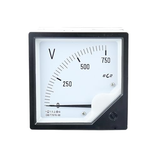 Voltmètre analogique DC 6C2-V intégration panneau solaire et atelier de bricolage