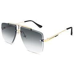 C2：gold Frame Gradient Grey Lenses