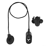Parcel - Cuerda de cubierta de estante de equipaje para Ford Fiesta 2017-2023, material ABS negro