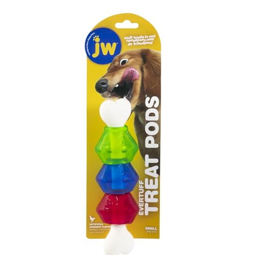 JW Pet EverTuff Treat Pod Nylon Dog Toy, Small 7 JW Pet EverTuff Treat Pod Nylon Dog Toy, Small 7