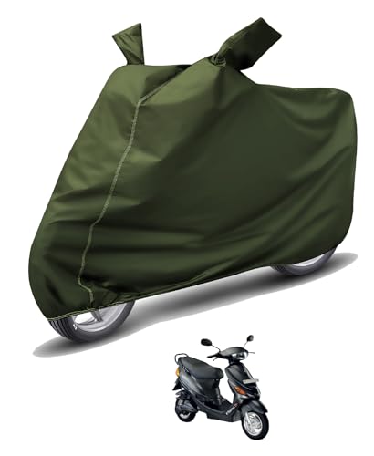 Image of Auto Hub Waterproof Scooty Cover Compatible with Hero E Sprint Dustproof, UV Protection Two Wheeler Scooty E Sprint Cover - Green