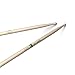 Promark TXR747W American Hickory Natural Wood Tip, Single Pair, Unlacquered