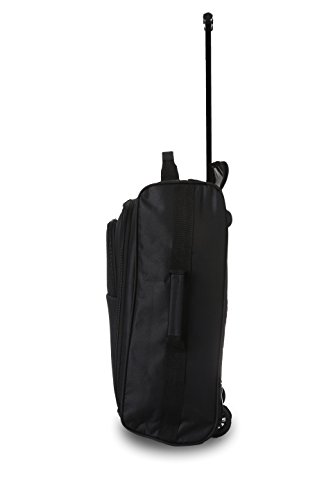 5 Cities The Valencia Collection Hand Luggage, 42 Liters, Plain Black Set of 2 - Image 6
