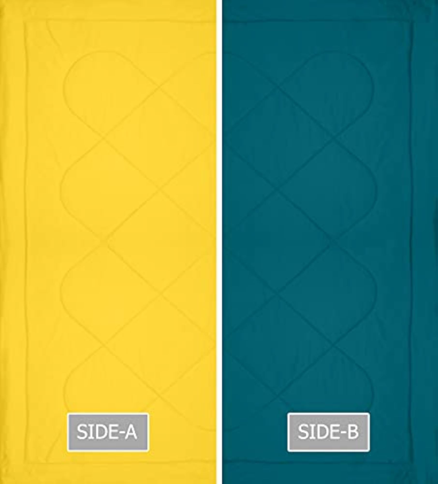 Microfibre Reversible Single Bed Comforter for All Weather