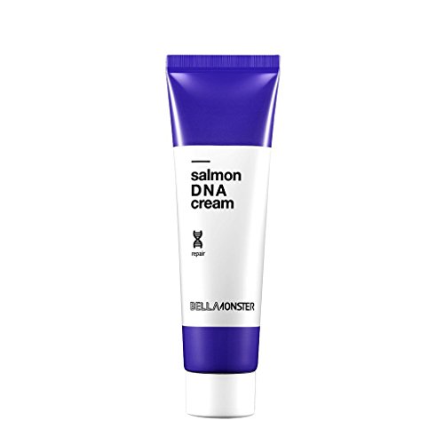 [BELLAMONSTER] Salmon DNA Cream 1.69 fl.oz. (50ml) - Skin Repairing Cream Containing Salmon DNA from Salmon Sperm, Regeneration of Skin for Damaged Skin, Heal Wounds, Firm and Elastic Texture Cream