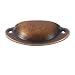 Produktbild fengzong 1/2 STK. Schalenförmig schwarz Vintage Zinklegierung Tür Schrank Schublade Box Bin Möbelgriffe Cup Pull Knob Leichtgewicht (Rotbronze)