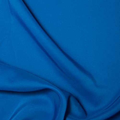 Tissu satiné pour mariée pour coudre de grandes robes turquoise