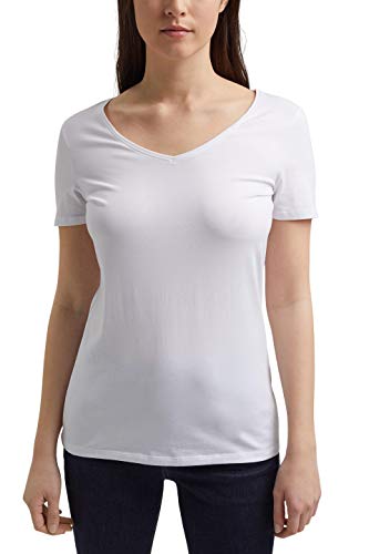 ESPRIT Damen Figurbetontes Basic T-Shirt