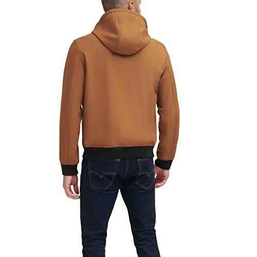 Levi's Men's Hooded Water Resistant Softshell Bomber Jacket3