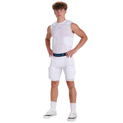 Champro Formation 5-Pad Girdle Youth XL White by CHAMPRO - Image 5