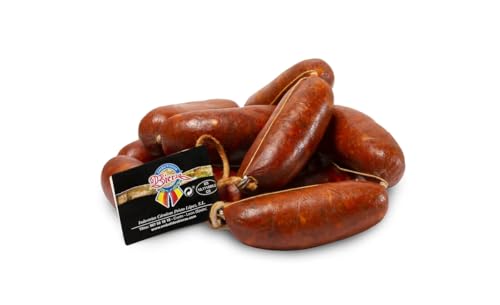 Embutidos Bierzo Chorizo Fresco Extra Picante Ahumado con Leña de Roble, 850 g, Ideal para Parrilla y Cocidos
