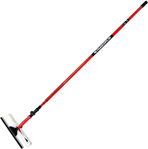 D.I.L 3.5M Window Cleaning Kit, Professional Window Cleaning Equipment, Extendable Window Cleaning, Pole and Squeegee, Cleaner with Bendable Head and Aluminium Pole, High Windows