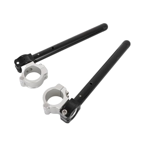 Guidon moto clip ons 48mm pour transformer votre Cafe Racer d'atelier
