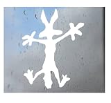 LYJ Design Custom Decal Car for Wile E Coyote Hitting Wall Splat Wiley Cut Vinyl Sticker Decal for W