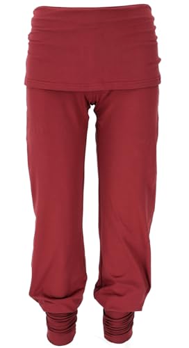 GURU SHOP Yoga-Hose mit Minirock in Bio-Qualität - Paprika,...
