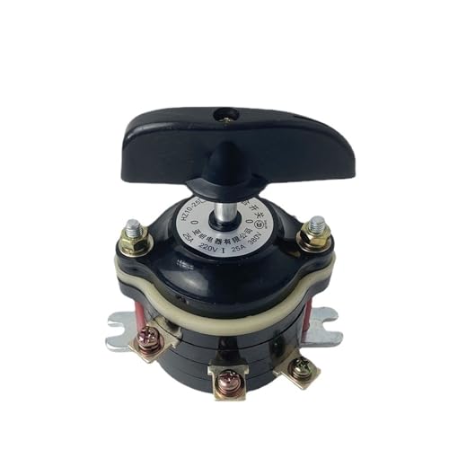 Interruptor inverso HZ10-25/3 de leva giratoria con 6 pines y capacidad de 380V 25A