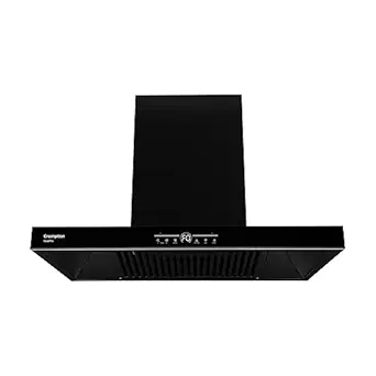Crompton QuietPro Inverter Motor Box 75cm Chimney Filterles (Black), Free installation&Ducting kit,1390 m3/hr (CHD-QPVB75FLE-MBL)