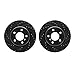 Produktbild Dynamic Friction Company Bremsrotoren hinten, gebohrt und geschlitzt, schwarz 8002-31119
