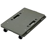 山善(YAMAZEN) ミニ平台車 タフミニ 【4個セット】 27.5×41cm 耐荷重100kg 縦横連結可能 スタッキング機能 台車 コンパクト 日本製 オリーブドラブ YRM-N50(OD)*4