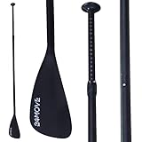 24MOVE® Paddel Teleskoppaddel Stechpaddel für SUP Stand Up Board, leicht und verstellbar aus Aluminium, universal